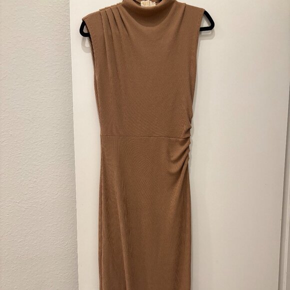Nation Los Angeles ribbed mock neck maxi dress size small - Picture 1 of 5